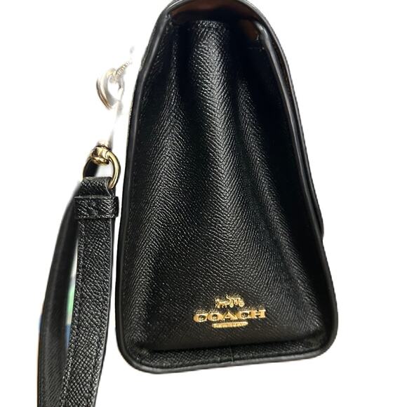 EUC COACH 76618 TILLY LEATHER GOLD CROSSBODY BAG - Picture 7 of 13